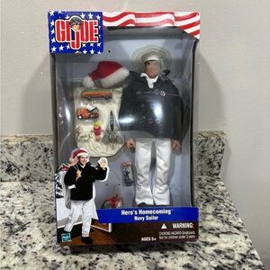 GI Joe Hero’s Homecoming Navy Sailor 2002 - NIB - Hasbro-
